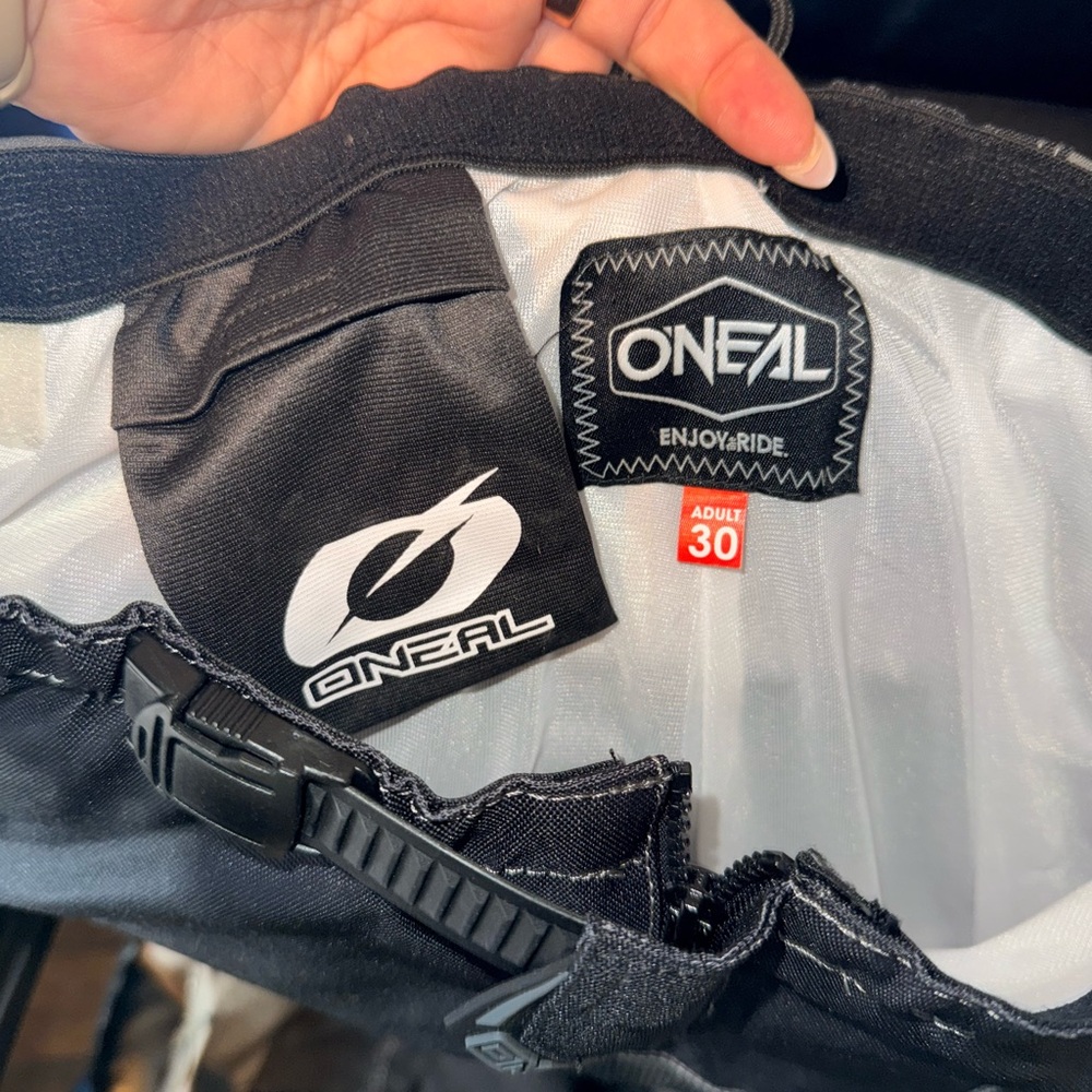 O'Neal Black Riding Pants